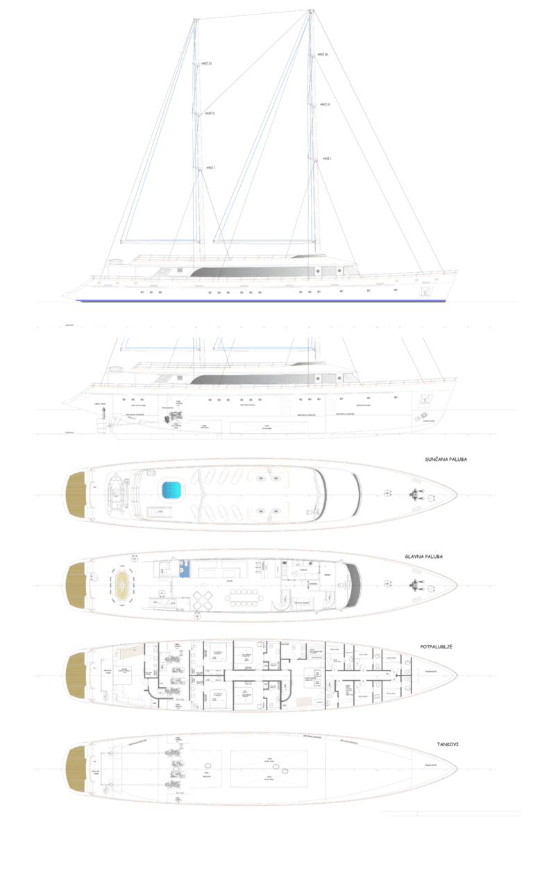 Dalmatino Deck Plan Layout