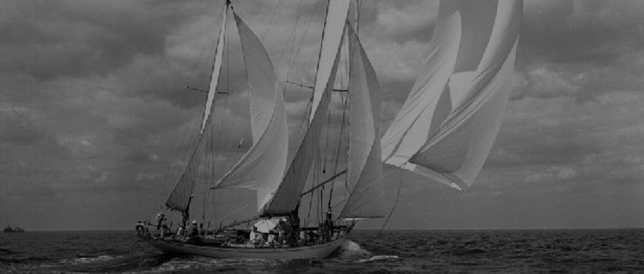 Noblesse Yachts Hallowe’en under its former name COTTON BLOSSOM IV in 1959