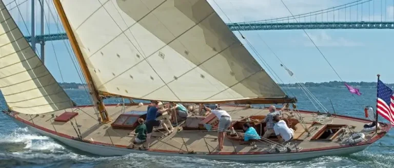 Famous 12 Metre Class Yacht sailing San Francisco