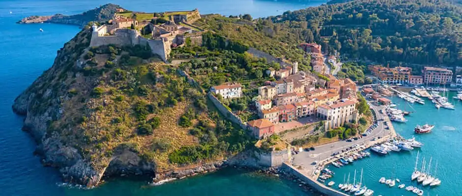 Noblesse Yachts Beautiful city of Argentario