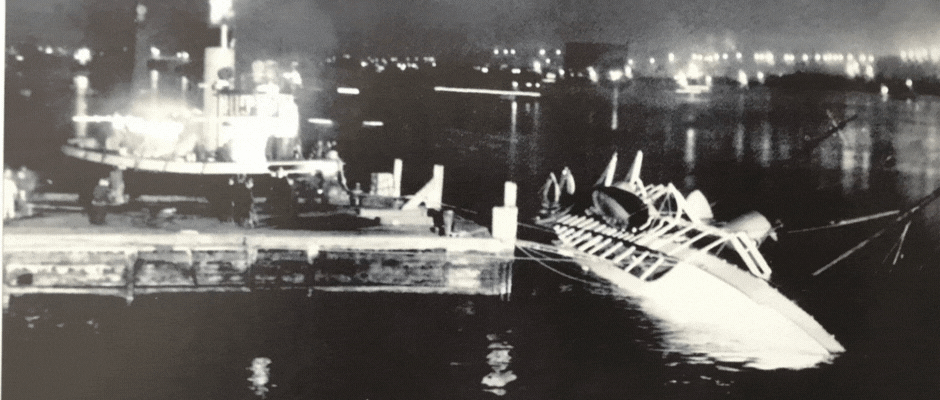 SS Delphine Fire and Sinking
